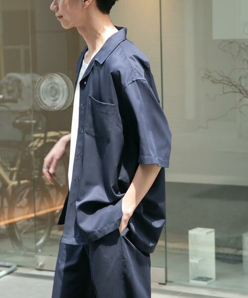 URBAN RESEARCH DOORS / アーバンリサーチ ドアーズ シャツ・ブラウス | FORK&SPOON　COOL FIBERオープンカラーシャツ | 詳細12