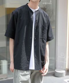 URBAN RESEARCH DOORS / アーバンリサーチ ドアーズ シャツ・ブラウス | FORK&SPOON　アニヴェンサッカーシャツ