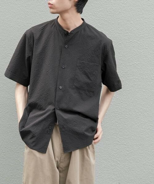 URBAN RESEARCH DOORS / アーバンリサーチ ドアーズ シャツ・ブラウス | FORK&SPOON　アニヴェンサッカーシャツ | 詳細3