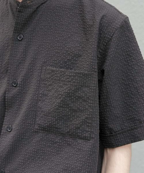 URBAN RESEARCH DOORS / アーバンリサーチ ドアーズ シャツ・ブラウス | FORK&SPOON　アニヴェンサッカーシャツ | 詳細7