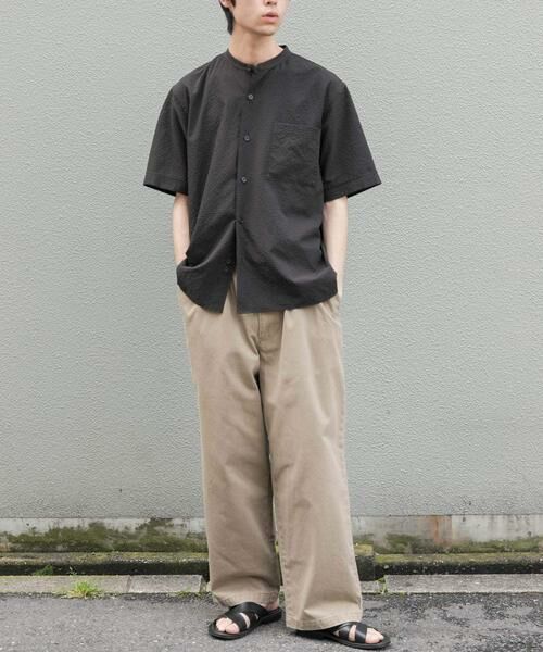 URBAN RESEARCH DOORS / アーバンリサーチ ドアーズ シャツ・ブラウス | FORK&SPOON　アニヴェンサッカーシャツ | 詳細8