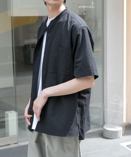 URBAN RESEARCH DOORS / アーバンリサーチ ドアーズ シャツ・ブラウス | FORK&SPOON　アニヴェンサッカーシャツ | 詳細17