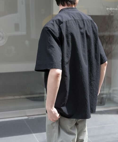 URBAN RESEARCH DOORS / アーバンリサーチ ドアーズ シャツ・ブラウス | FORK&SPOON　アニヴェンサッカーシャツ | 詳細19