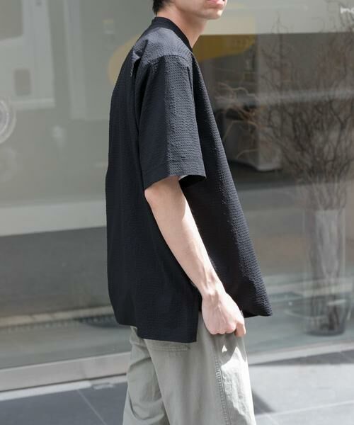 URBAN RESEARCH DOORS / アーバンリサーチ ドアーズ シャツ・ブラウス | FORK&SPOON　アニヴェンサッカーシャツ | 詳細21