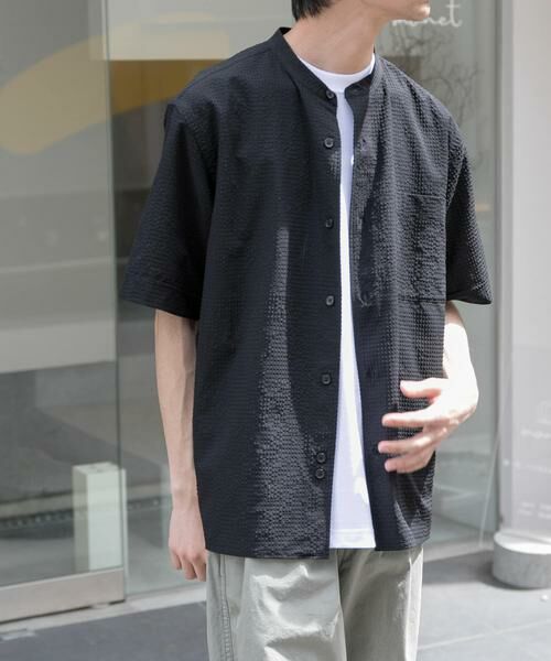 URBAN RESEARCH DOORS / アーバンリサーチ ドアーズ シャツ・ブラウス | FORK&SPOON　アニヴェンサッカーシャツ | 詳細22