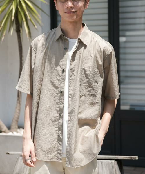 URBAN RESEARCH DOORS/アーバンリサーチ ドアーズ FORK & SPOON Nylon Wool シャツ ベージュ系その他 5