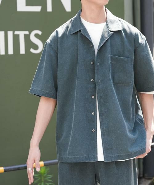 URBAN RESEARCH DOORS / アーバンリサーチ ドアーズ シャツ・ブラウス | FORK&SPOON　ピグメントプリントシャツ | 詳細1