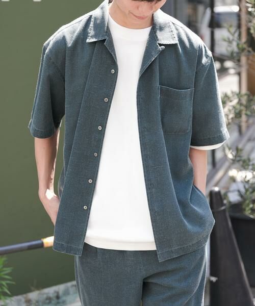 URBAN RESEARCH DOORS / アーバンリサーチ ドアーズ シャツ・ブラウス | FORK&SPOON　ピグメントプリントシャツ | 詳細2