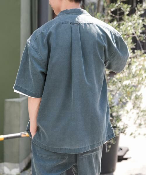 URBAN RESEARCH DOORS / アーバンリサーチ ドアーズ シャツ・ブラウス | FORK&SPOON　ピグメントプリントシャツ | 詳細4