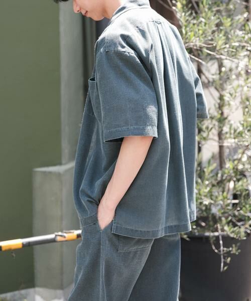 URBAN RESEARCH DOORS / アーバンリサーチ ドアーズ シャツ・ブラウス | FORK&SPOON　ピグメントプリントシャツ | 詳細5