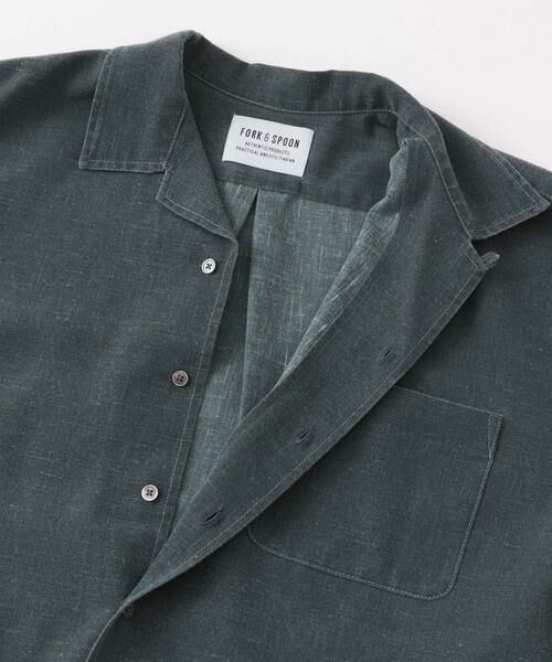 URBAN RESEARCH DOORS / アーバンリサーチ ドアーズ シャツ・ブラウス | FORK&SPOON　ピグメントプリントシャツ | 詳細8