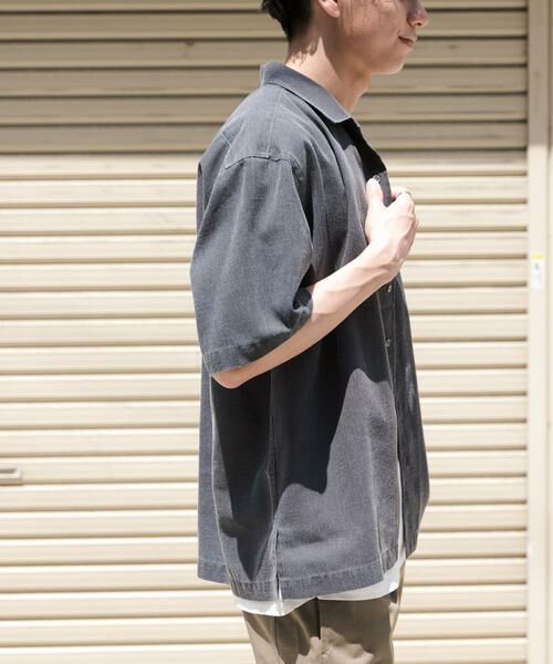 URBAN RESEARCH DOORS / アーバンリサーチ ドアーズ シャツ・ブラウス | FORK&SPOON　ピグメントプリントシャツ | 詳細24