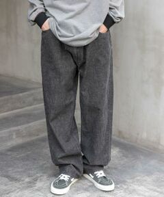 URBAN RESEARCH DOORS / アーバンリサーチ ドアーズ デニムパンツ | FORK&SPOON　綿麻デニム5ポケットパンツ