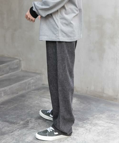 URBAN RESEARCH DOORS / アーバンリサーチ ドアーズ デニムパンツ | FORK&SPOON　綿麻デニム5ポケットパンツ | 詳細2