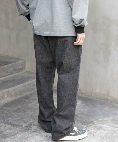 URBAN RESEARCH DOORS / アーバンリサーチ ドアーズ デニムパンツ | FORK&SPOON　綿麻デニム5ポケットパンツ | 詳細3