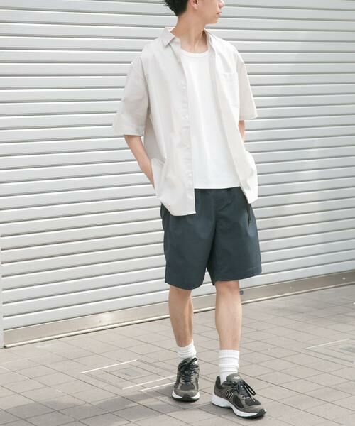 URBAN RESEARCH DOORS / アーバンリサーチ ドアーズ ショート・ハーフ・半端丈パンツ | FORK&SPOON　TEC LINENショートパンツ | 詳細5