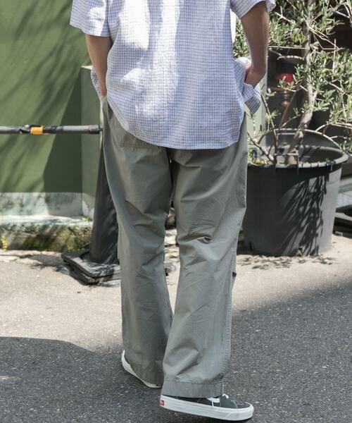 URBAN RESEARCH DOORS / アーバンリサーチ ドアーズ その他パンツ | FORK&SPOON　コットンタイプライターニータックパンツ | 詳細4
