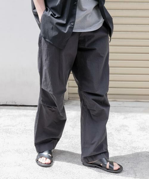 URBAN RESEARCH DOORS / アーバンリサーチ ドアーズ その他パンツ | FORK&SPOON　コットンタイプライターニータックパンツ | 詳細16