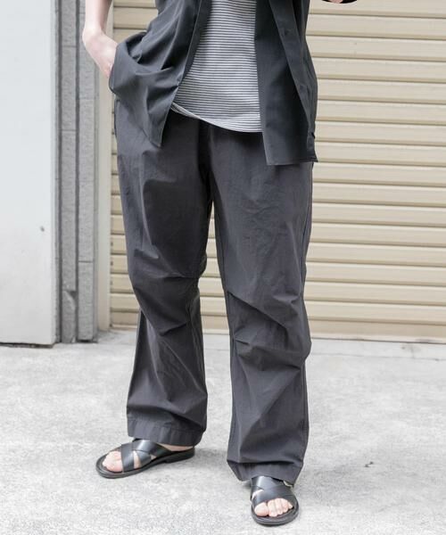 URBAN RESEARCH DOORS / アーバンリサーチ ドアーズ その他パンツ | FORK&SPOON　コットンタイプライターニータックパンツ | 詳細19