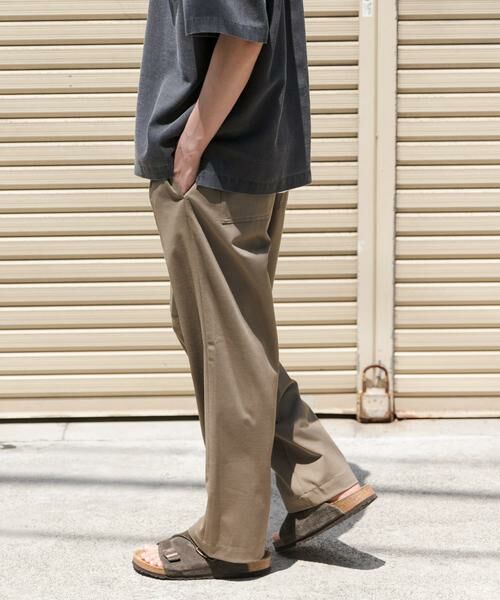 URBAN RESEARCH DOORS/アーバンリサーチ ドアーズ FORK & SPOON SOLOTEXストレッチパンツ ベージュ系その他 5