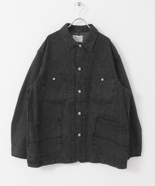 URBAN RESEARCH DOORS / アーバンリサーチ ドアーズ その他アウター | FORK&SPOON　綿麻デニムカバーオール | 詳細5