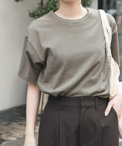 URBAN RESEARCH DOORS / アーバンリサーチ ドアーズ Tシャツ | FORK&SPOON　マルチカラーボーダーTシャツ | 詳細1