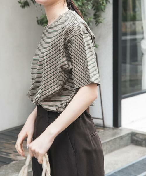 URBAN RESEARCH DOORS / アーバンリサーチ ドアーズ Tシャツ | FORK&SPOON　マルチカラーボーダーTシャツ | 詳細4