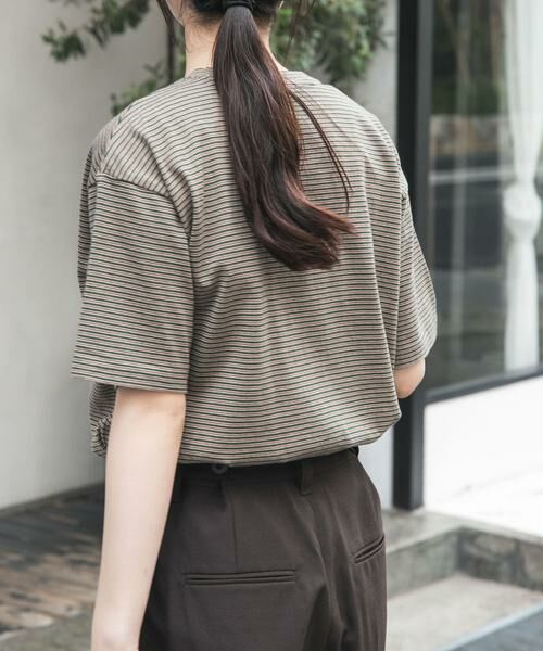 URBAN RESEARCH DOORS / アーバンリサーチ ドアーズ Tシャツ | FORK&SPOON　マルチカラーボーダーTシャツ | 詳細5