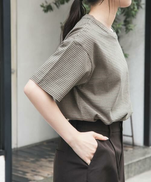 URBAN RESEARCH DOORS / アーバンリサーチ ドアーズ Tシャツ | FORK&SPOON　マルチカラーボーダーTシャツ | 詳細6