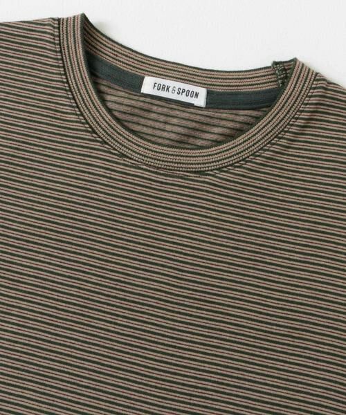 URBAN RESEARCH DOORS / アーバンリサーチ ドアーズ Tシャツ | FORK&SPOON　マルチカラーボーダーTシャツ | 詳細9