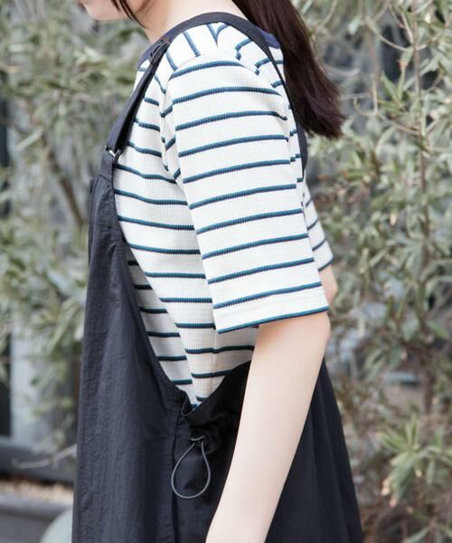 URBAN RESEARCH DOORS / アーバンリサーチ ドアーズ Tシャツ | FORK&SPOON ワッフルジャガードTシャツ | 詳細12