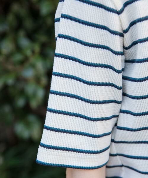 URBAN RESEARCH DOORS / アーバンリサーチ ドアーズ Tシャツ | FORK&SPOON ワッフルジャガードTシャツ | 詳細19