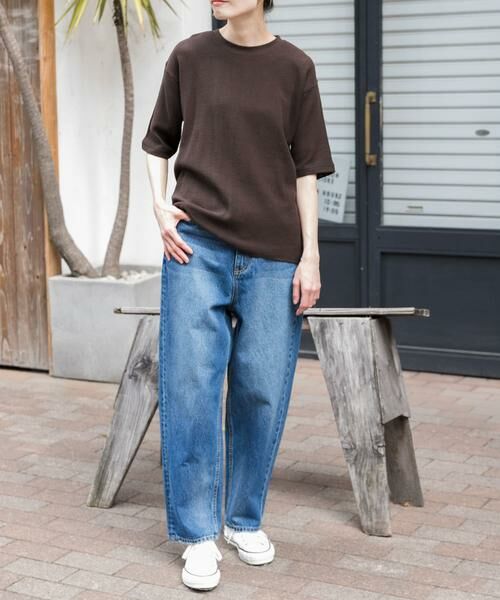 URBAN RESEARCH DOORS / アーバンリサーチ ドアーズ Tシャツ | FORK&SPOON　メッシュ5分袖プルオーバー | 詳細6