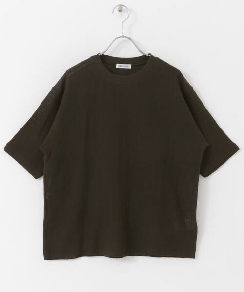 URBAN RESEARCH DOORS / アーバンリサーチ ドアーズ Tシャツ | FORK&SPOON　メッシュ5分袖プルオーバー | 詳細7