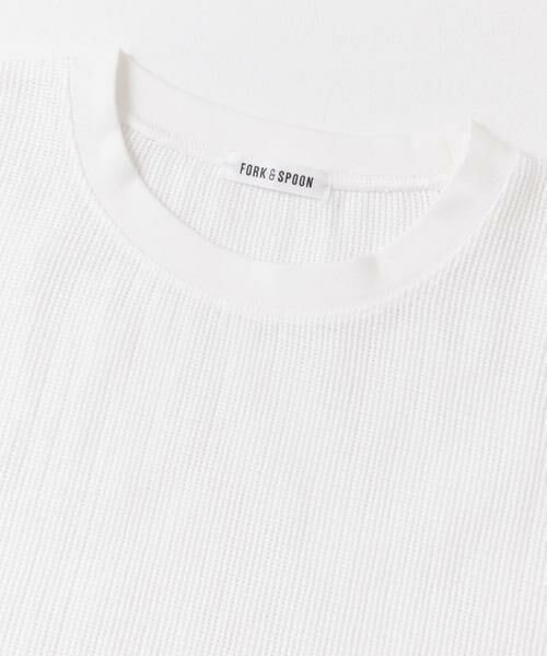 URBAN RESEARCH DOORS / アーバンリサーチ ドアーズ Tシャツ | FORK&SPOON　メッシュ5分袖プルオーバー | 詳細25