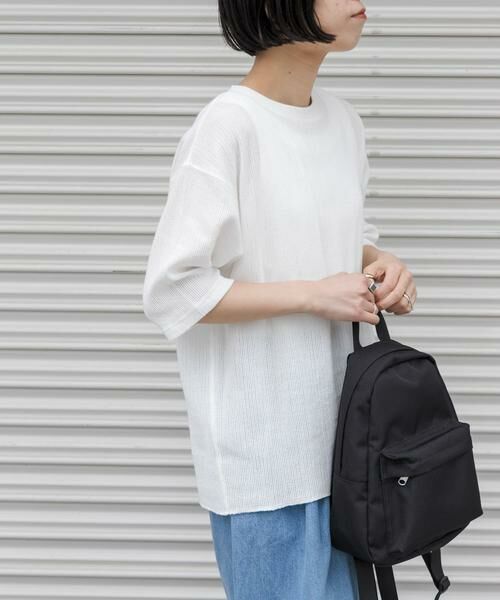 URBAN RESEARCH DOORS / アーバンリサーチ ドアーズ Tシャツ | FORK&SPOON　メッシュ5分袖プルオーバー | 詳細15