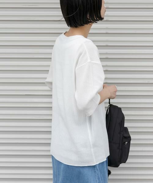 URBAN RESEARCH DOORS / アーバンリサーチ ドアーズ Tシャツ | FORK&SPOON　メッシュ5分袖プルオーバー | 詳細16