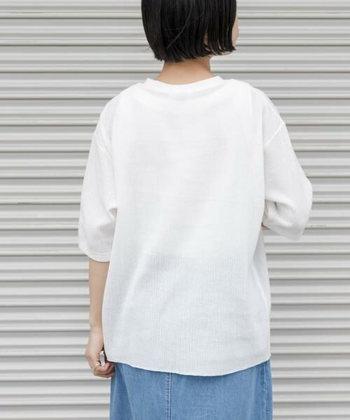 URBAN RESEARCH DOORS / アーバンリサーチ ドアーズ Tシャツ | FORK&SPOON　メッシュ5分袖プルオーバー | 詳細17