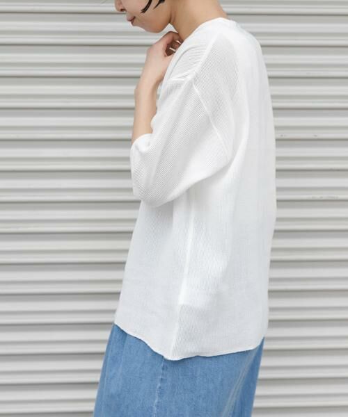 URBAN RESEARCH DOORS / アーバンリサーチ ドアーズ Tシャツ | FORK&SPOON　メッシュ5分袖プルオーバー | 詳細18