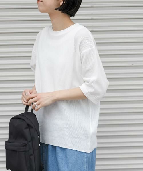 URBAN RESEARCH DOORS / アーバンリサーチ ドアーズ Tシャツ | FORK&SPOON　メッシュ5分袖プルオーバー | 詳細19