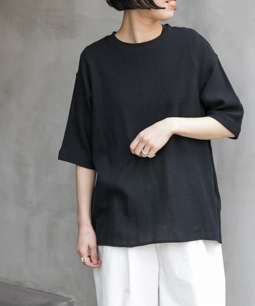 URBAN RESEARCH DOORS / アーバンリサーチ ドアーズ Tシャツ | FORK&SPOON　メッシュ5分袖プルオーバー | 詳細26