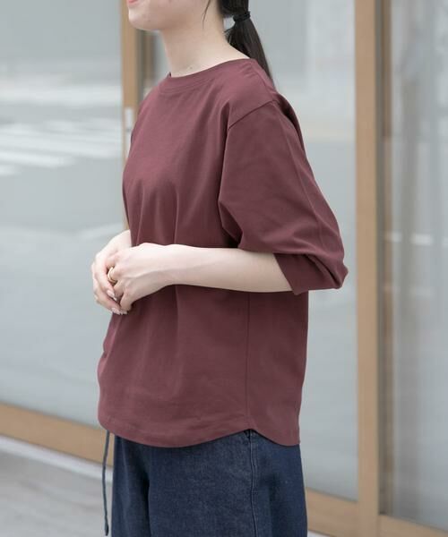 URBAN RESEARCH DOORS / アーバンリサーチ ドアーズ Tシャツ | FORK&SPOON　ハイツイストコットンギャザースリーブTシャツ | 詳細1