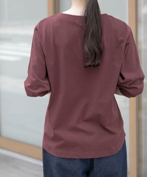 URBAN RESEARCH DOORS / アーバンリサーチ ドアーズ Tシャツ | FORK&SPOON　ハイツイストコットンギャザースリーブTシャツ | 詳細2