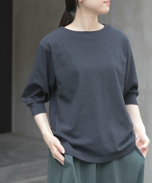 URBAN RESEARCH DOORS / アーバンリサーチ ドアーズ Tシャツ | FORK&SPOON　ハイツイストコットンギャザースリーブTシャツ | 詳細9