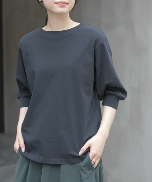 URBAN RESEARCH DOORS / アーバンリサーチ ドアーズ Tシャツ | FORK&SPOON　ハイツイストコットンギャザースリーブTシャツ | 詳細10