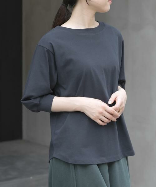 URBAN RESEARCH DOORS / アーバンリサーチ ドアーズ Tシャツ | FORK&SPOON　ハイツイストコットンギャザースリーブTシャツ | 詳細13