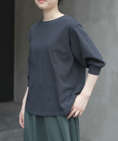 URBAN RESEARCH DOORS / アーバンリサーチ ドアーズ Tシャツ | FORK&SPOON　ハイツイストコットンギャザースリーブTシャツ | 詳細14