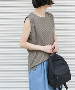 URBAN RESEARCH DOORS / アーバンリサーチ ドアーズ Tシャツ | FORK&SPOON　マルチカラーボーダーノースリーブTシャツ