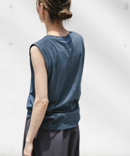 URBAN RESEARCH DOORS / アーバンリサーチ ドアーズ Tシャツ | FORK&SPOON　マルチカラーボーダーノースリーブTシャツ | 詳細10