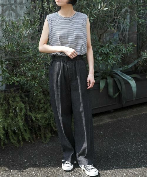 URBAN RESEARCH DOORS / アーバンリサーチ ドアーズ Tシャツ | FORK&SPOON　マルチカラーボーダーノースリーブTシャツ | 詳細21